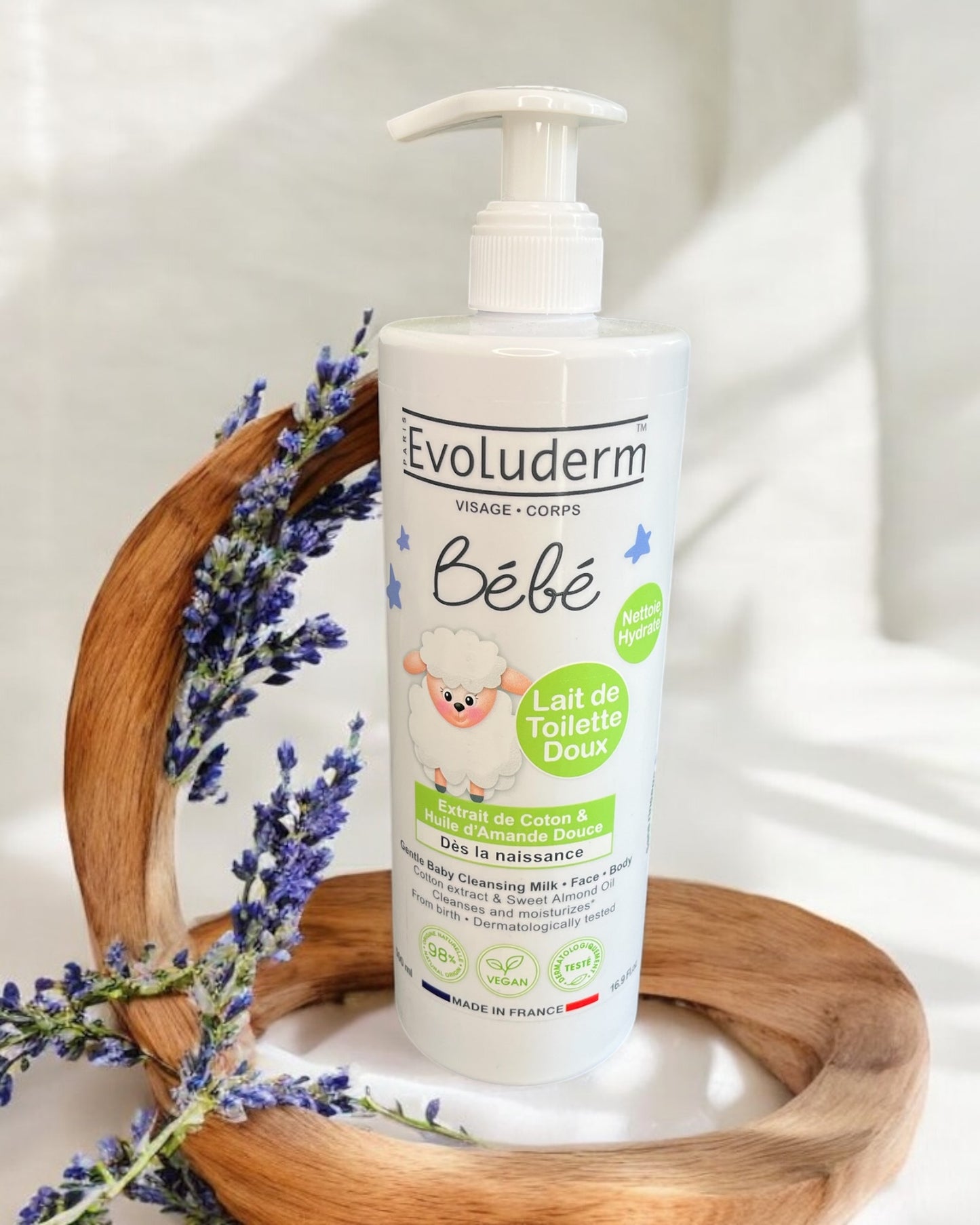 Lait de toilette bébé Vegan